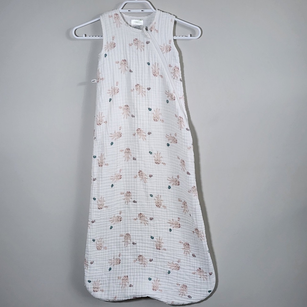 Perlimpinpin Muslin Sleeping Bag 18-36M Cotton 0.7 TOG Toddler Sleep Sack Cover